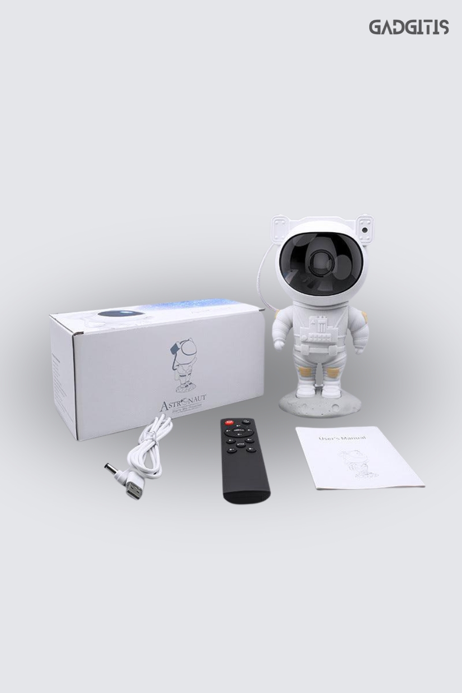 Space Odyssey: The Astronaut Galaxy Light Projector (WHITE)
