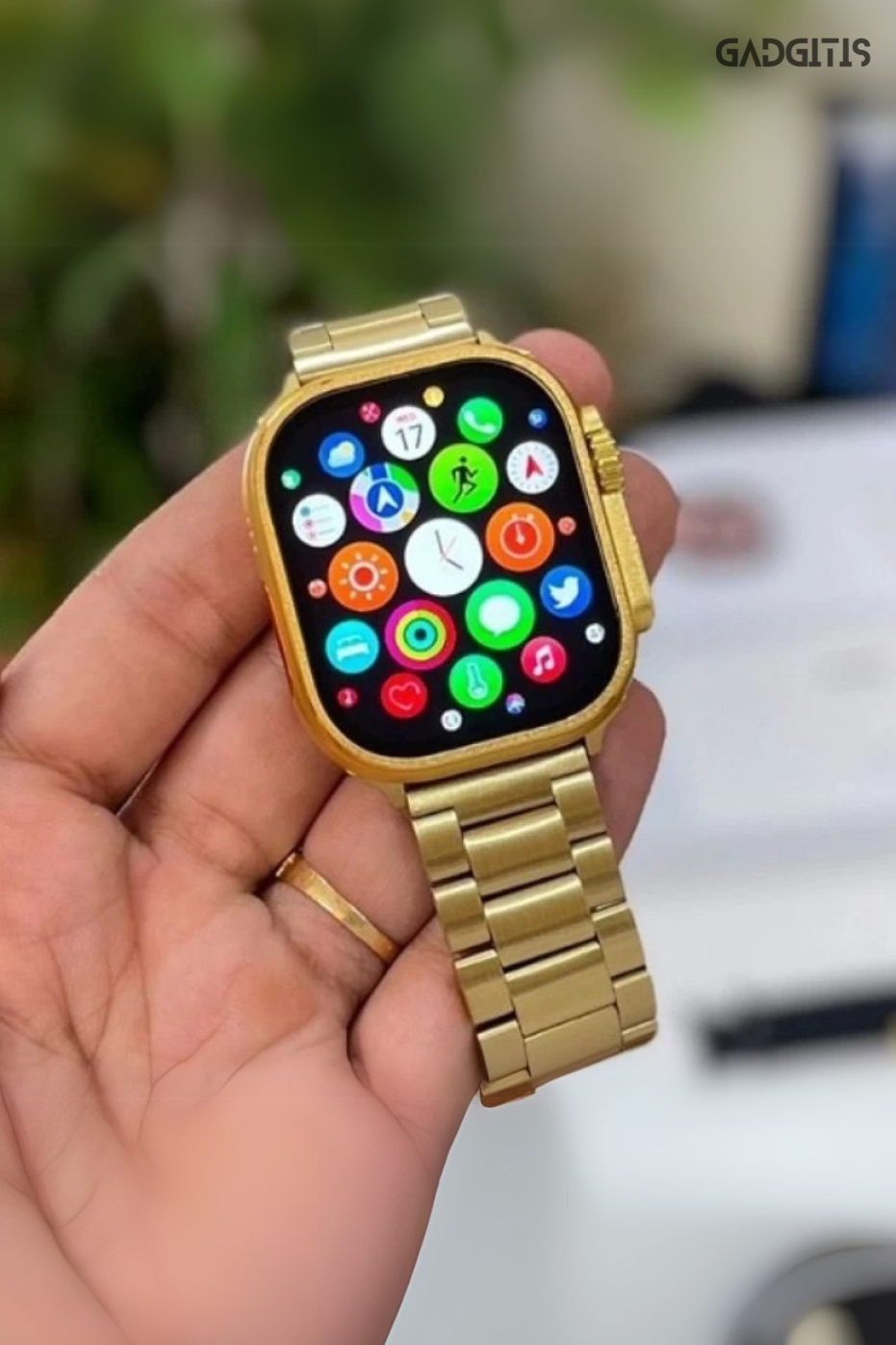 Gadgitis Watch Ultra 2 Golden Edition