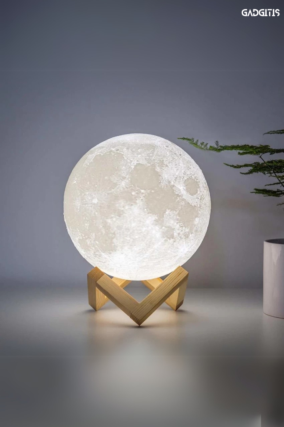 Gadgitis 3D Moon Night Lamp