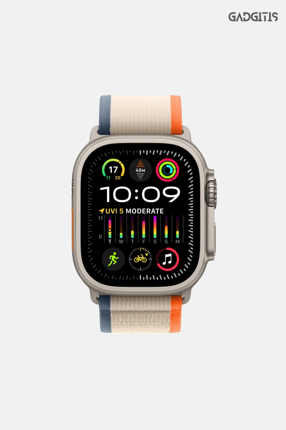 Gadgitis Watch Ultra 2 With 2 Straps (Premium Replica)