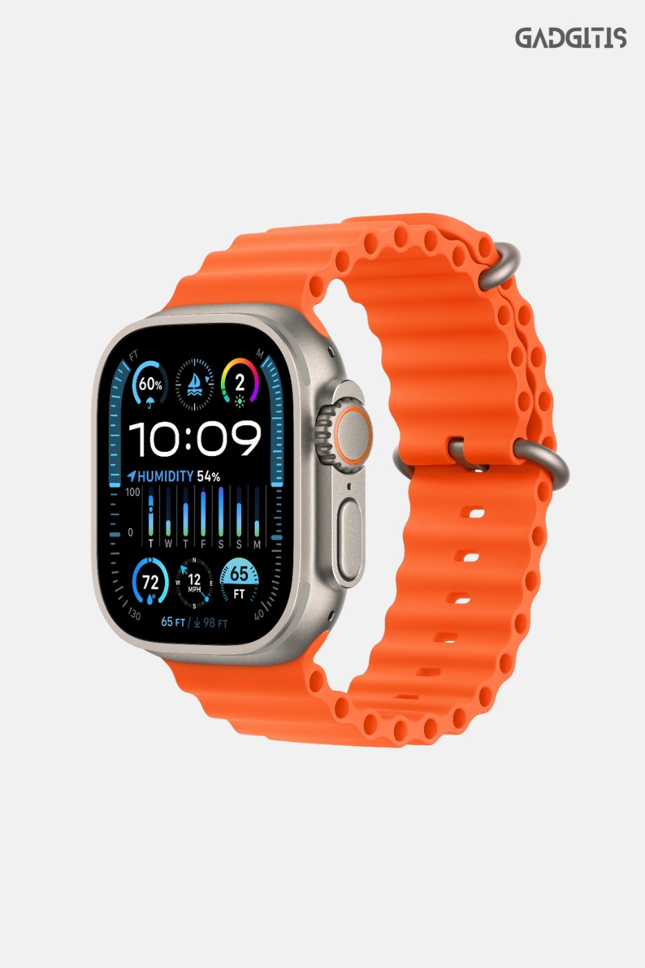 Gadgitis Watch Ultra 2 With 2 Straps (Premium Replica)